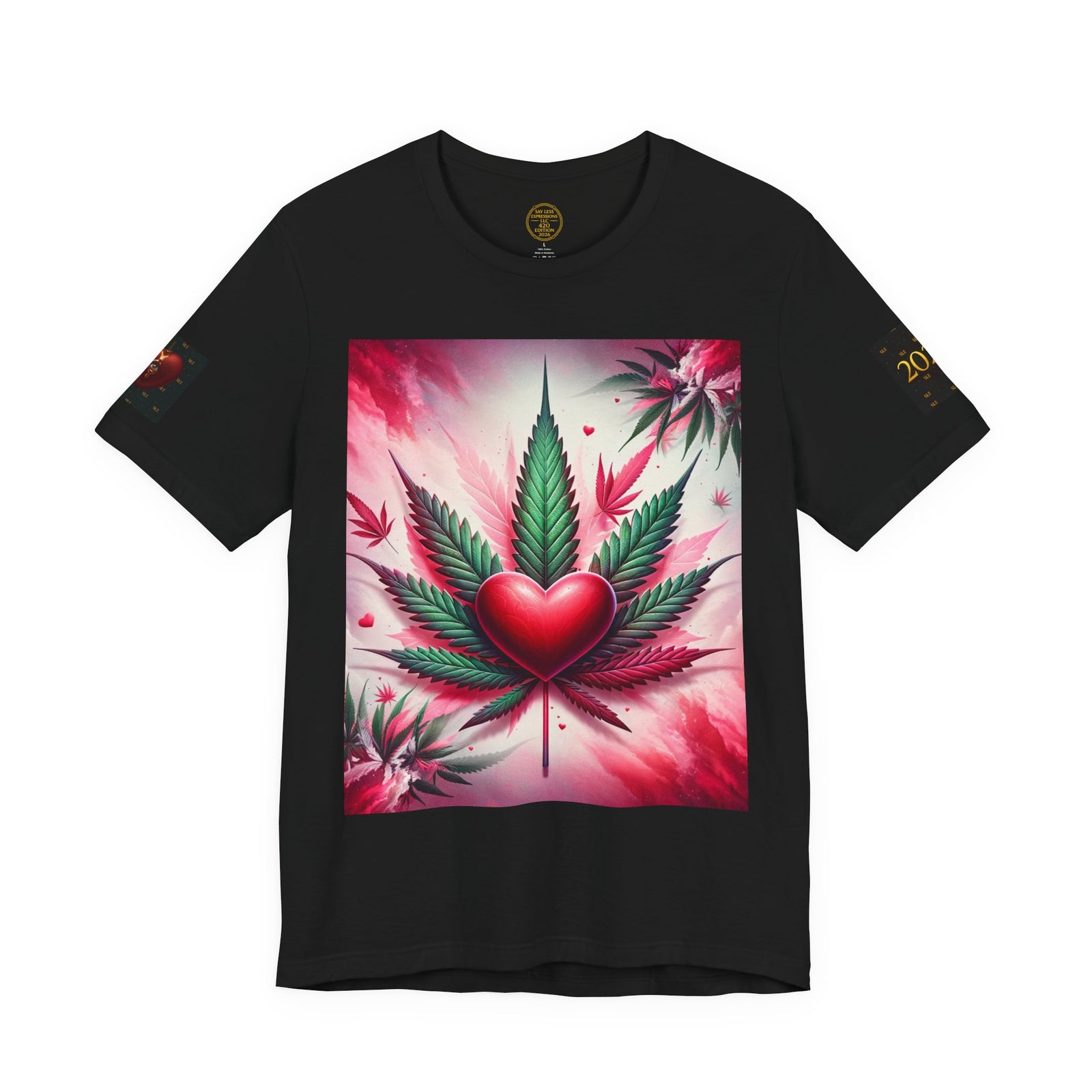 2026 V-Day Collection (T) "Hearts Ablaze" Tee – Say Less 420 Tribute vol. 1