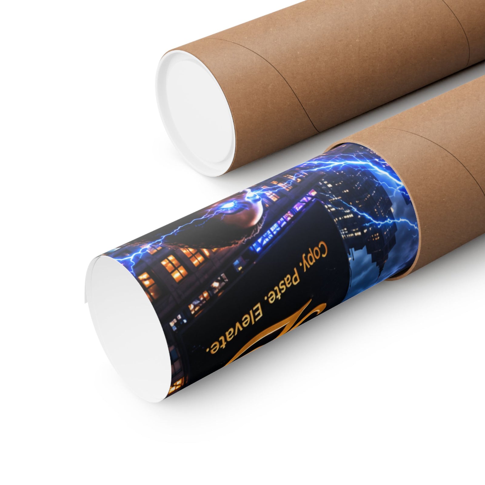 Jesus Is Black™ — Electric Messiah SLE Matte Poster