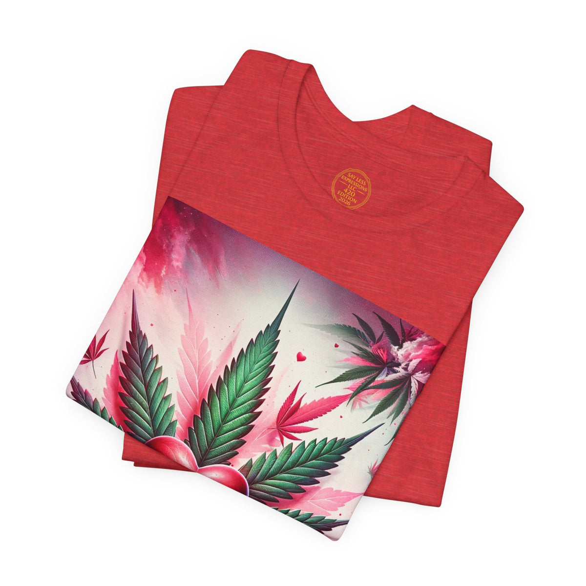 2026 V-Day Collection (T)  "Hearts Ablaze" Tee – Say Less 420 Tribute vol. 1
