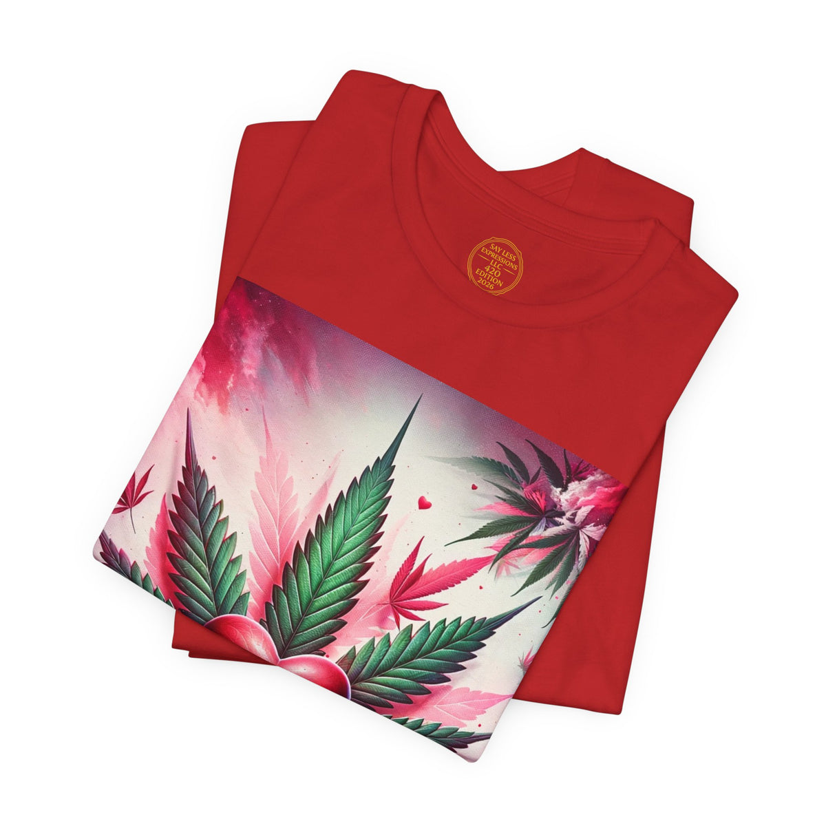 2026 V-Day Collection (T)  "Hearts Ablaze" Tee – Say Less 420 Tribute vol. 1