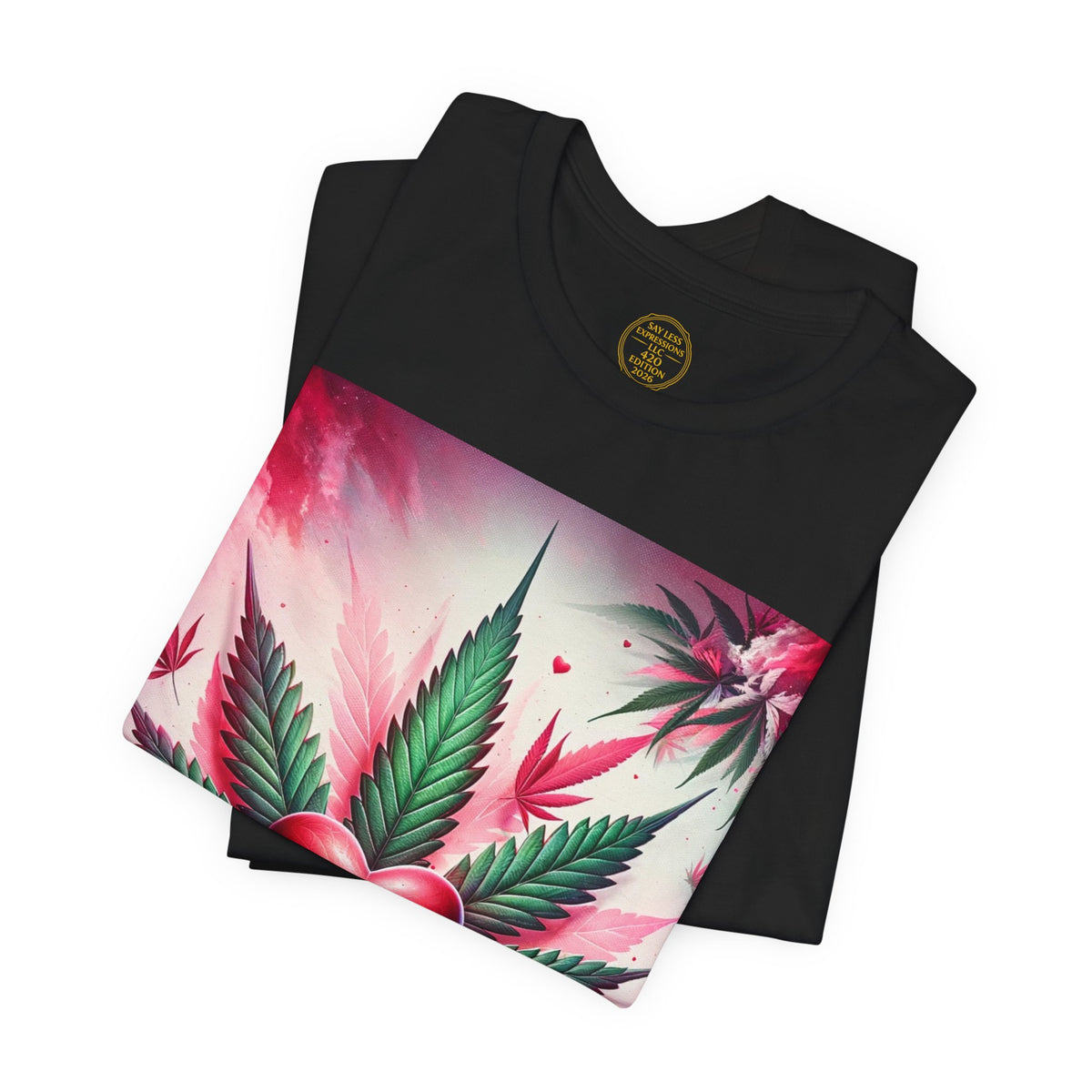2026 V-Day Collection (T)  "Hearts Ablaze" Tee – Say Less 420 Tribute vol. 1
