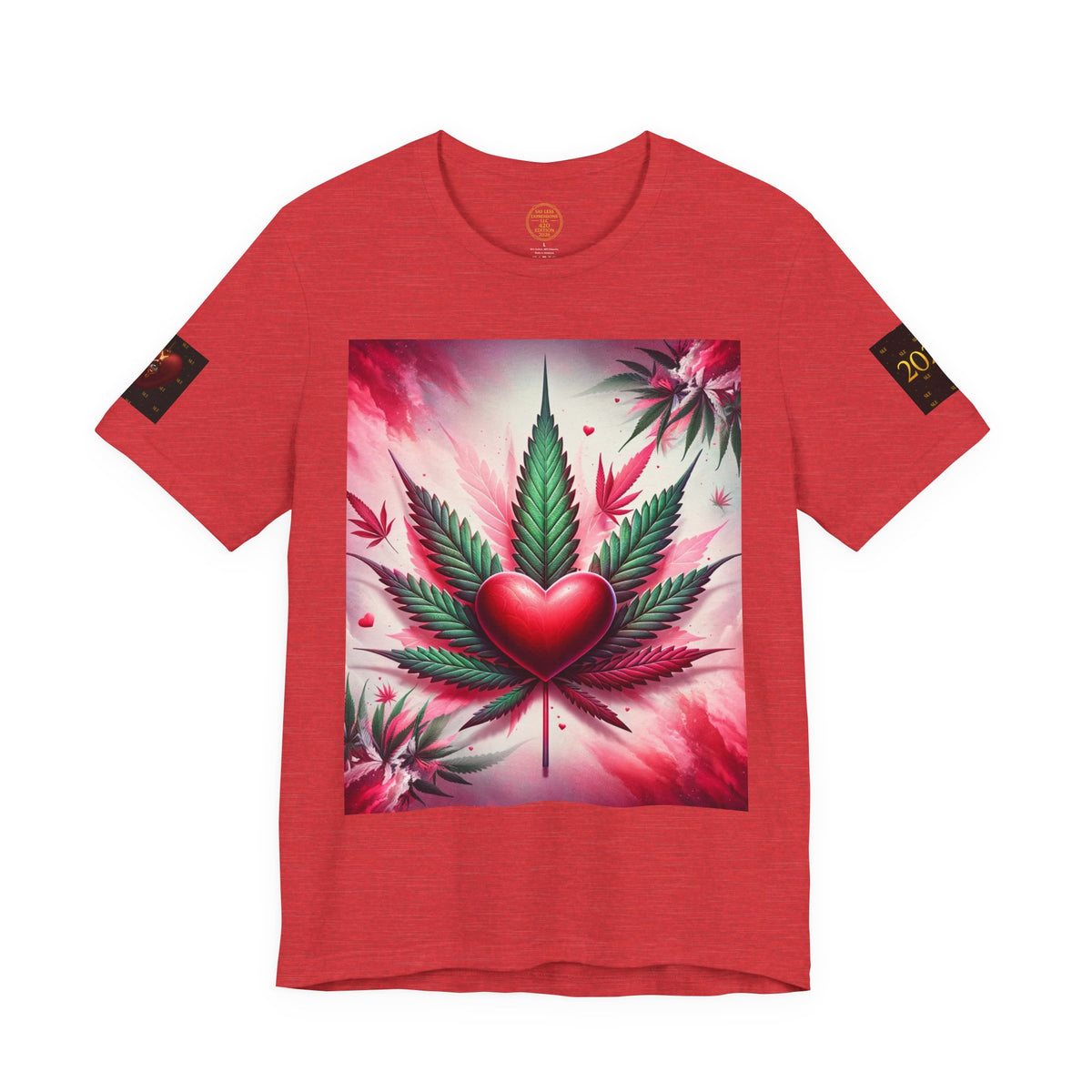 2026 V-Day Collection (T)  "Hearts Ablaze" Tee – Say Less 420 Tribute vol. 1