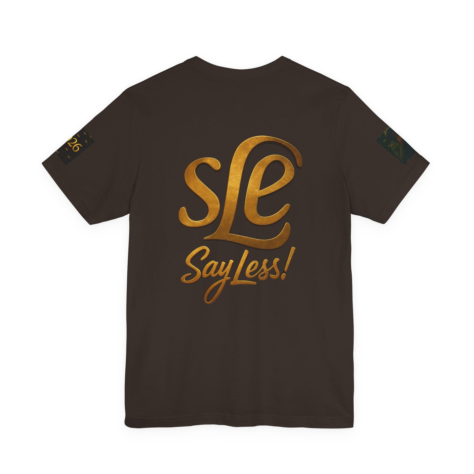 Jesus Is Black Graphic Tee — Say Less Back Print