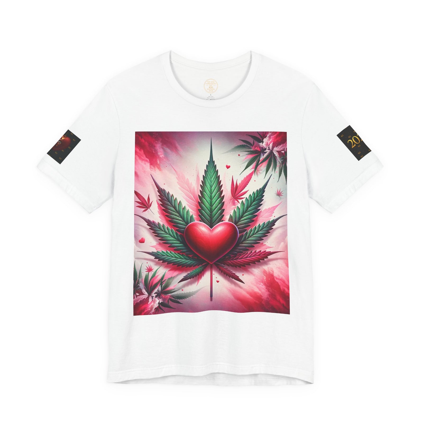 2026 V-Day Collection (T)  "Hearts Ablaze" Tee – Say Less 420 Tribute vol. 1