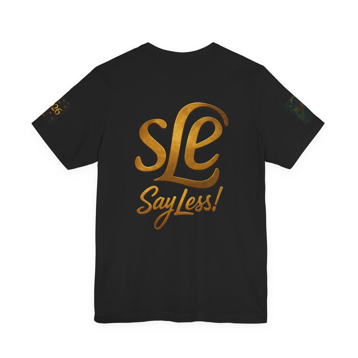 Jesus Is Black Graphic Tee — Say Less Back Print